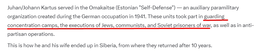 Pavlov_Ivan_'s tweet photo. @MarkusObermeie1 @TeaTramRussia @kajakallas >Next you come up with: "her grandfather was a Nazi" or wtf 😂
YES HE WAS https://t.co/6bqHi8Pfe1