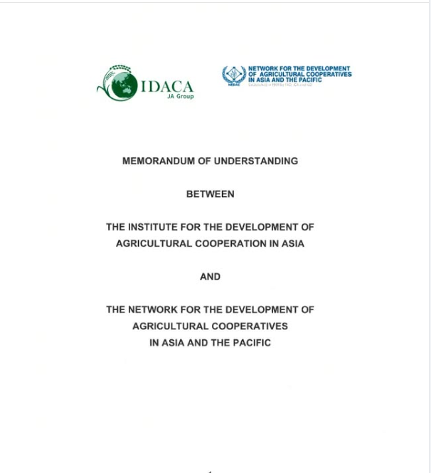 OfficialNedac's tweet photo. NEDAC is pleased to announce a new partnership with the Institute for the Development of Agricultural Cooperation in Asia (IDACA), Japan, to strengthen agricultural cooperatives.
@cirdap79 @BhimaSubrahman1 @jsaroop07 @FAO @ACDI_MPC  @SIDC1969 @mdncdc  @NATCCO https://t.co/ZQklpYokn2