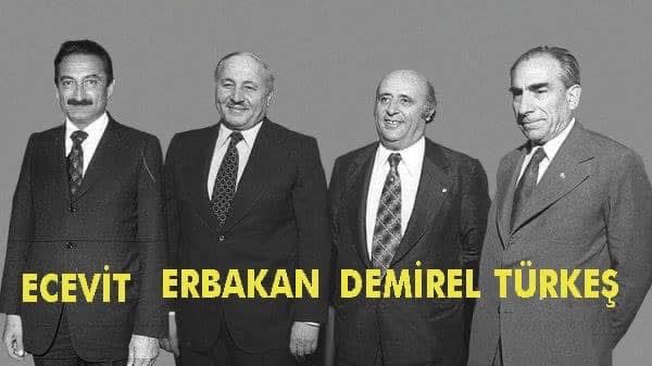 Eski Türkiye’de liderler tartışırdı.
Nezaket ve zarafet vardı.
Mizah dergilerinde karikatürleri olurdu. Gülüp geçerlerdi.
Kenan Evren’le “Netekim” diyerek alay ederlerdi. 
Liderler TV’de medeni sınırlarda tartışır ve projelerini anlatırdı.
Türkiye, mizahı, nezaketi ve zarafeti