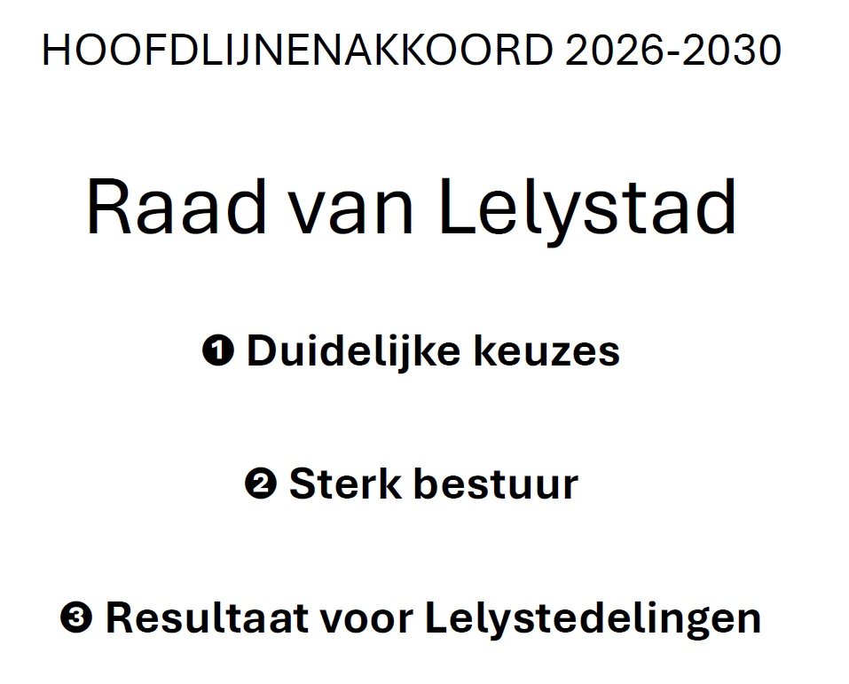 VVDLelystad's tweet photo. Wij nemen niet deel aan het nieuwe raadsakkoord. Vandaag presenteren wij samen met 
@PVV_Lelystad, @FVDLelystad en @MLelystad een inhoudelijk hoofdlijnenakkoord: 
geen onnodige belastingverhoging en focus op thema's als veiligheid en wonen. Benieuwd?👇 https://t.co/xZiyz35lJl https://t.co/JGsqzLL92w