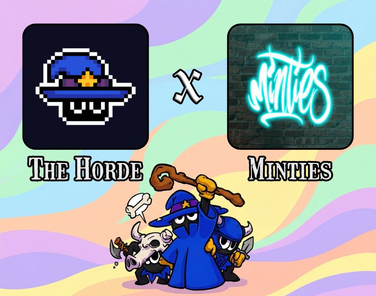 thehordexyz's tweet photo. ⚔️ The Horde x @MintiesNFT 

Ready to step into Seismic with The Horde?!

We're hyped to support the team over at Seismic. All Horde holders now have a chance to win WL spots on our Holders Platform AND in our Discord! 🎉 https://t.co/O7HWzIA0Mt
