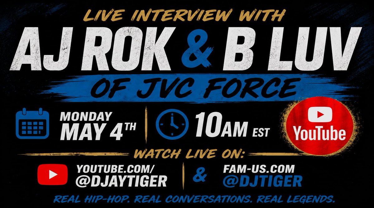 BWEditorInChief's tweet photo. Djaytiger &amp; Ralo Live with JVC Force! The F.A.C.T. Podcast https://t.co/JM5qJY47qT https://t.co/EWZr7l7D5W