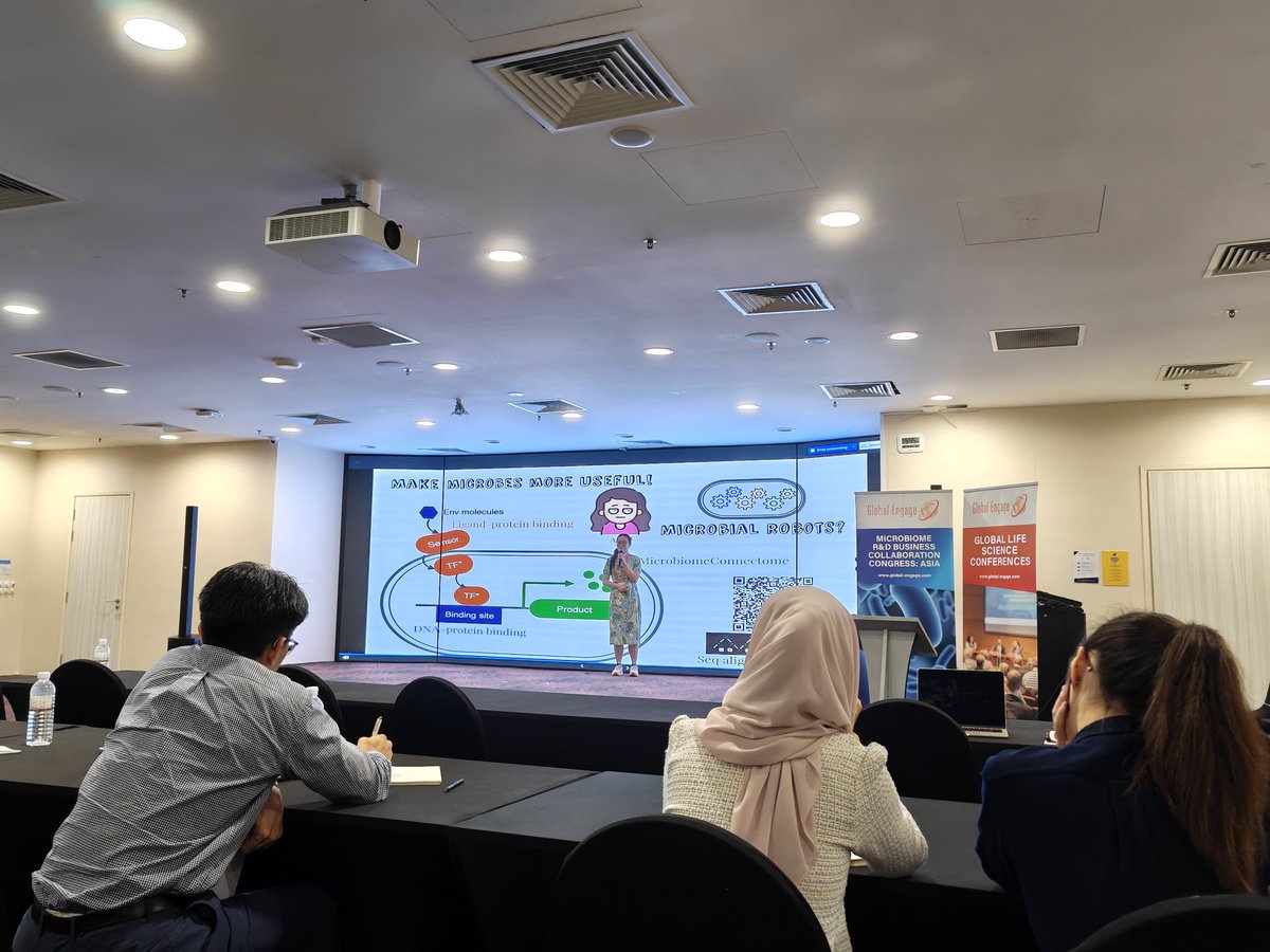 AnniZLab's tweet photo. Lots of fun to present our latest work on 11th Microbiome R&amp;D and Business Collaboration Congress: Asia! https://t.co/qrqoFmE1fg https://t.co/Y3rmHi5ziy