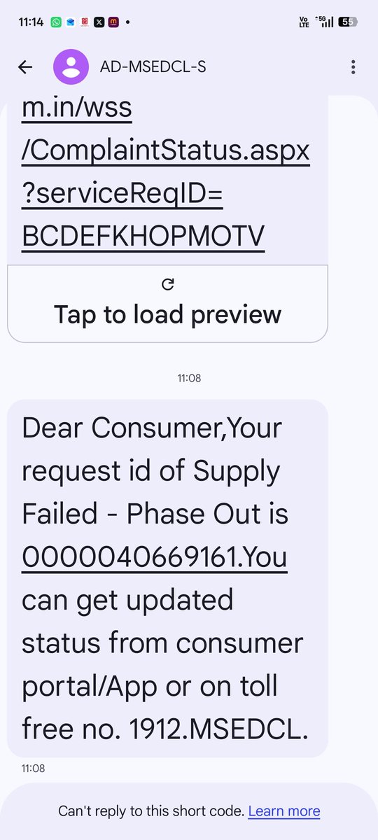 BhandupM84587's tweet photo. Gone again, i doubt we are living in MUMBAI metropolitan region @MSEDCL @BhandupMSEDCL @cebhandup @EE_Bhandup https://t.co/WnDR5iP71i