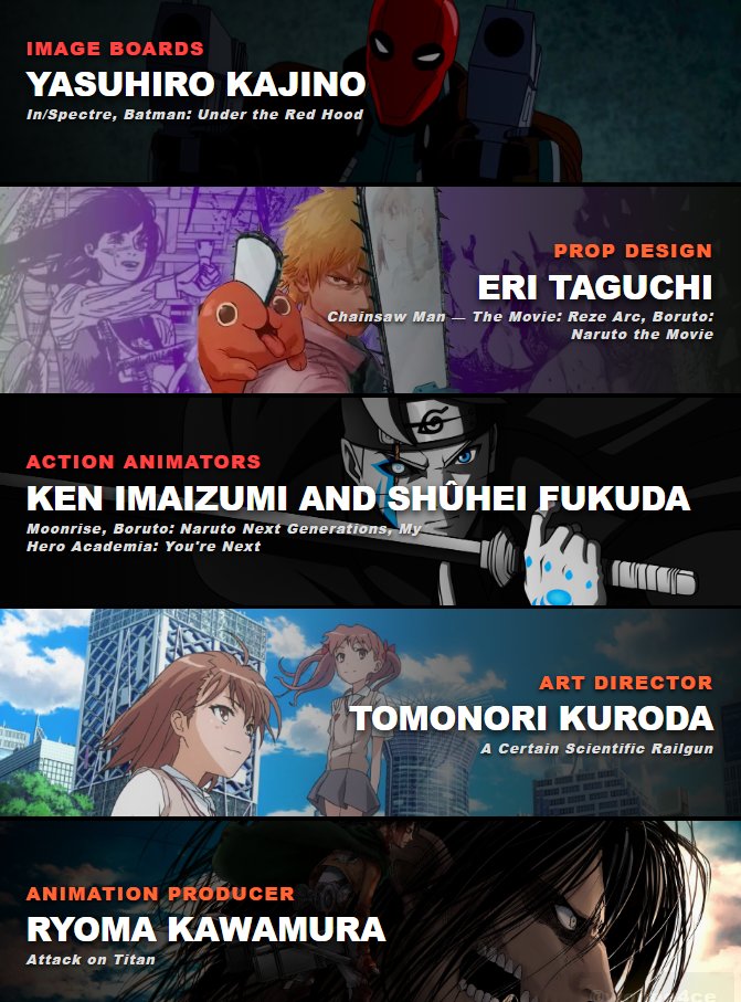 WONPE4CE's tweet photo. One Piece remake is packed with top talents. https://t.co/Hd2ZJZulUb