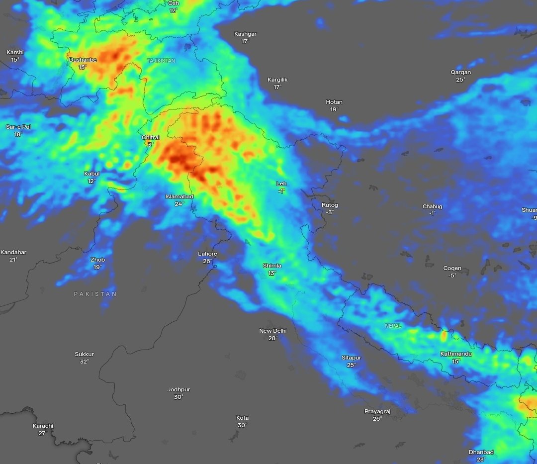 KashmirWeather2's tweet image. #Rain and cold are set to #return as an active #Western Disturbance is expected to impact North India between the 11th and 13th May.

In Valley, #widespread rain accompanied by thunderstorms and #lightning will occur once #again during this period.
 Interesting Days Ahead👌
