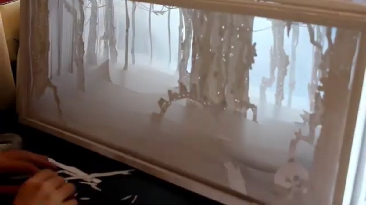 ArtInMotionKidz's tweet photo. An incredibly unique &amp; intricate paper-cutout stop motion animation project created by Light Box Life after 6 months of detailed work by the solo artist.

'How to Make A Stop Motion Animation Out of Paper' https://t.co/YlQjQUaH42

#StopMotion
#PaperCutOut
#StopMotionAnimation https://t.co/Wbqf1etcix