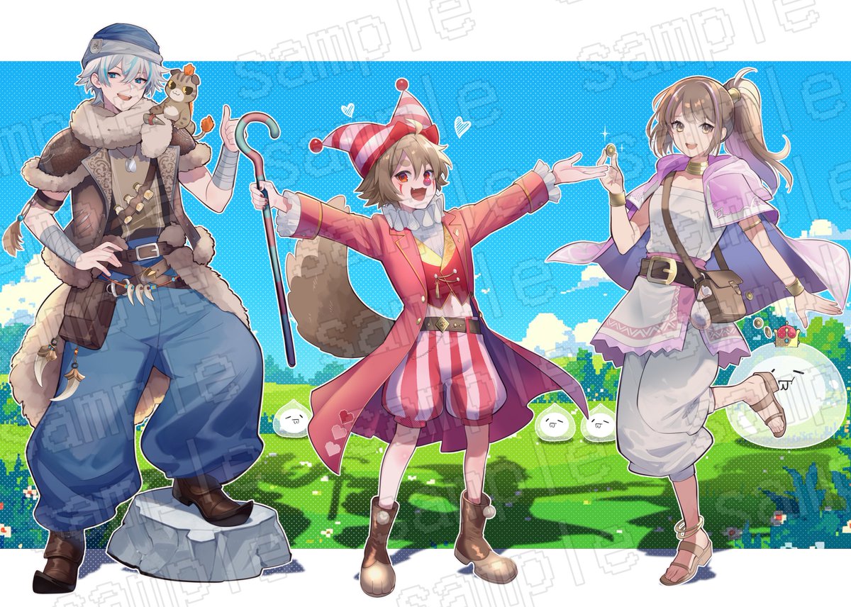 つい先日!!! 周年を迎えた3人の集合ポストカードが!!!!!! 実は3