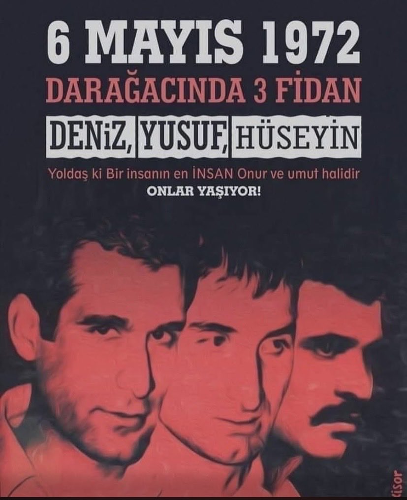 ibrahim_mede's tweet photo. Bugün onları ne asanları, ne asılmasına sebep olanları hatırlayan var. Ancak üç fidanın haykırışını herkes hatırlıyor. 
YAŞASIN TAM BAĞIMSIZ TÜRKİYE https://t.co/1xlGaoc3ST