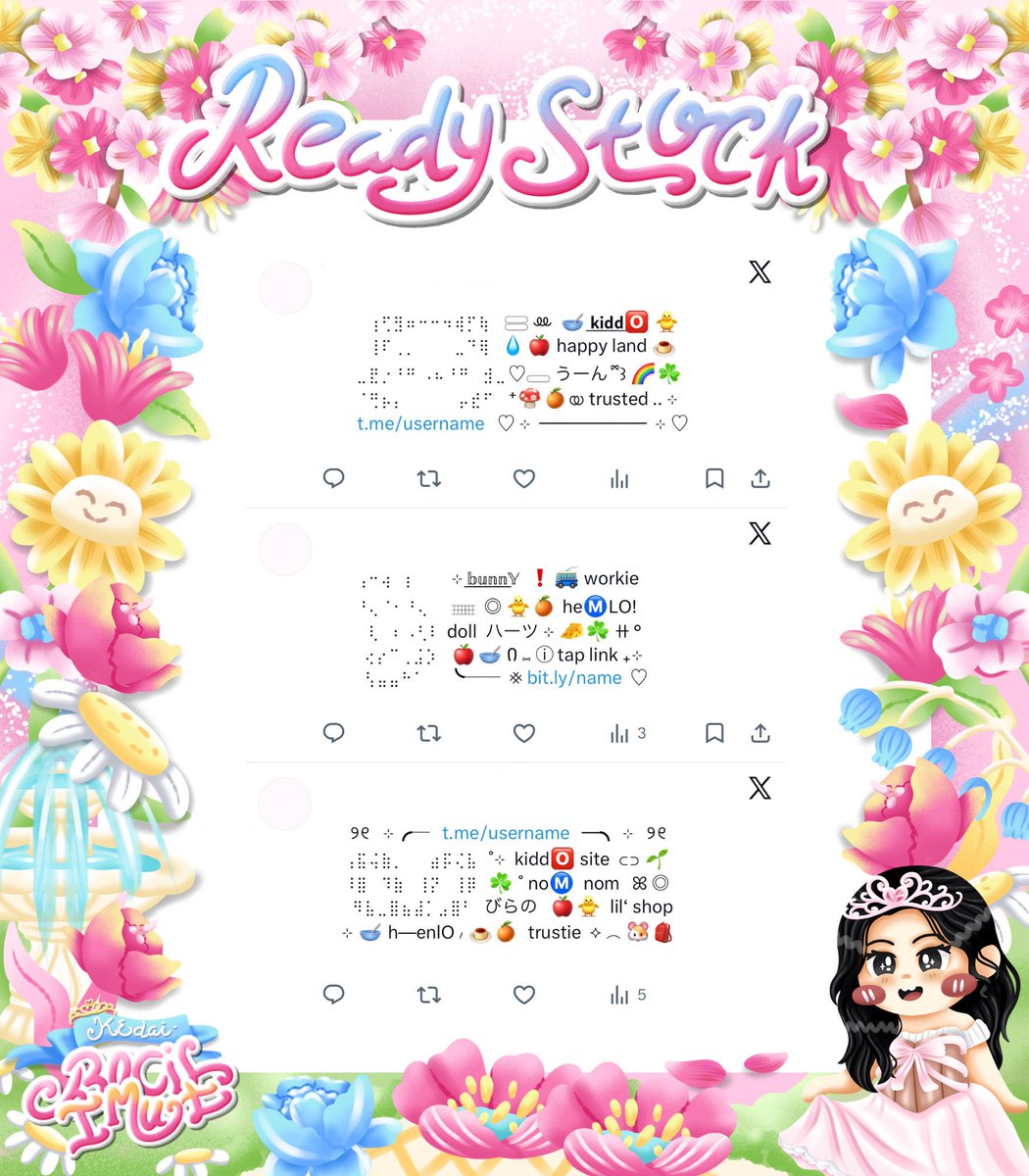 ⠀
୨୧ ˖  ݁ ៸ 🍦 help retweet?  tysm!  ♡︭  

₊🥛🎀 𖠗 haloo sobat imut . . 🐰 kath just dropped 12 pinned wording ⊂⊃ tema cute, pink, kidcore dan fishy ☀️☘️ with price ꒰  IDR. 6.000  ꒱ 🥣💭ミ check ALT for moRe info! ⑅ 👛 𓈒 𓐍 

. . #bealanja  🌸🍨 ៶៲៸
⠀