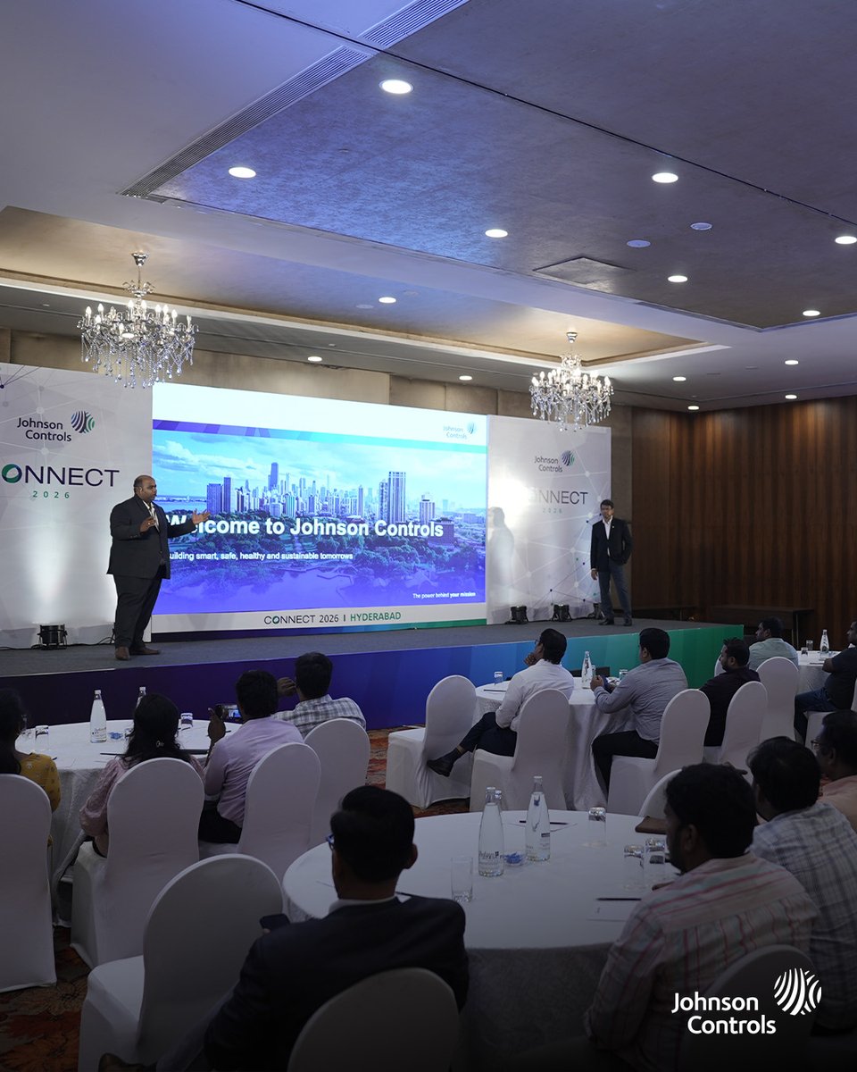 TycoSecurityInd's tweet photo. Tyco Security Connect Hyderabad 2026 brought together industry leaders, partners, and innovators to explore the future of security, smart buildings, and connected ecosystems. 

A big thank you to our partners &amp; attendees who made this gathering a true success.

#JohnsonControls https://t.co/KszmPIQo7T