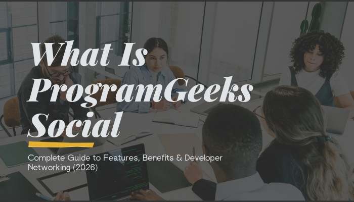 TycoonStoryCo's tweet photo. What Is ProgramGeeks Social? Complete Guide to Features, Benefits & Developer Networking
●Share projects, get feedback.
●Discover career growth opportunities.
●Learn faster through community support.
https://t.co/via3J3q8p7
#codingskills #projectsharing https://t.co/QVMYEkWrbF