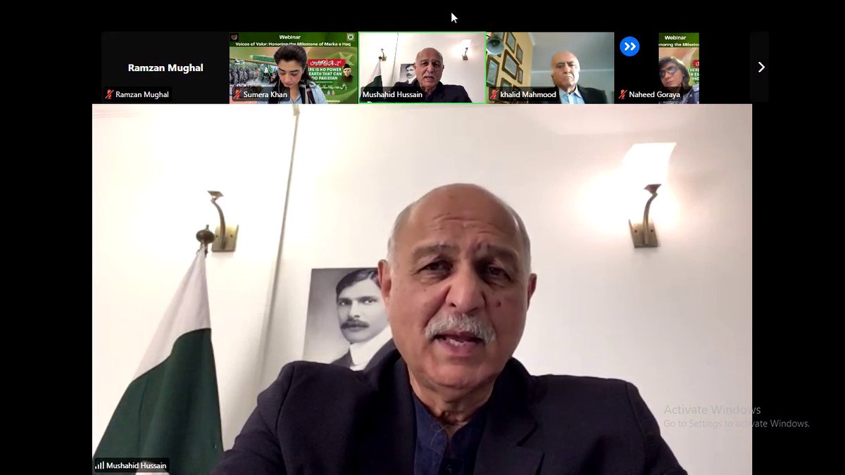 COPAIROfficial's tweet photo. VOICES OF VALOR: Marking One Year of Marka-e-Haq

 COPAIR convened a powerful national webinar, “Voices of Valor,” bringing together leaders from military, diplomacy, academia, media, and youth to reflect on Pakistan’s resilience and future in a shifting global order. https://t.co/ws618mOMO2