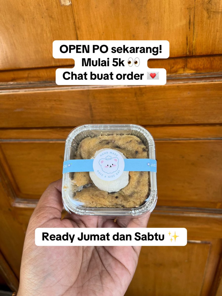 shofii | soft cookies & fudgy brownies solo tweet media