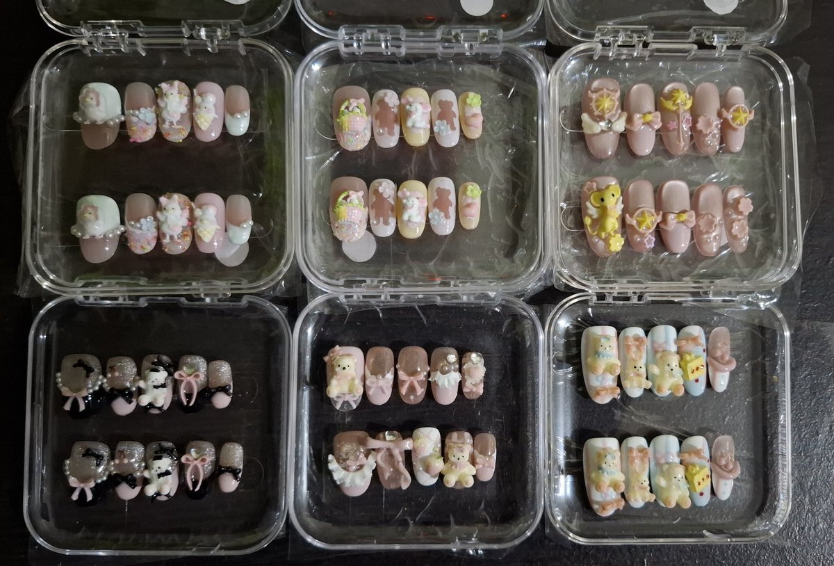 netanet_24's tweet photo. WTS PRESS ON NAILS 3D HANDMADE [SALE 5.5]

✅️ Harga include box akrilik dan toolkit
✅️ Beli 5 gratis 1 (random) 

Link oren:
https://t.co/eVZ0FjDXxe

#pressonnails #kukupalsu #3dhandmade #ribbon #character #flowers https://t.co/VXrEszfSjx