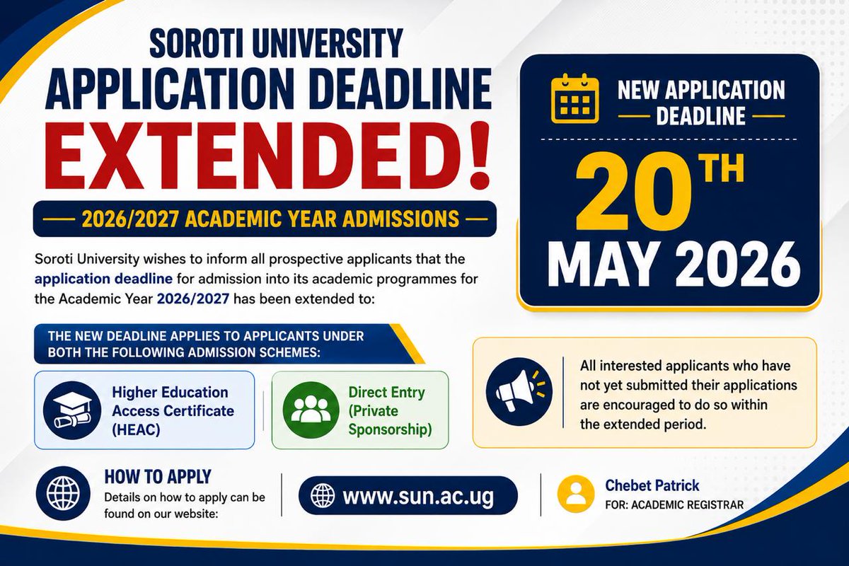 Soroti University tweet media