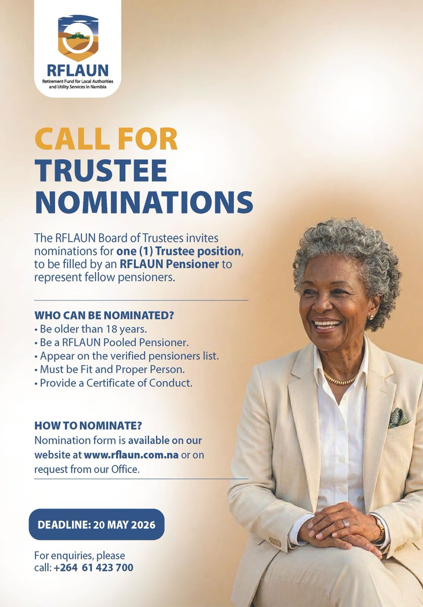 RFLAUN Pensioner Representative - Call for Trustee Nominations