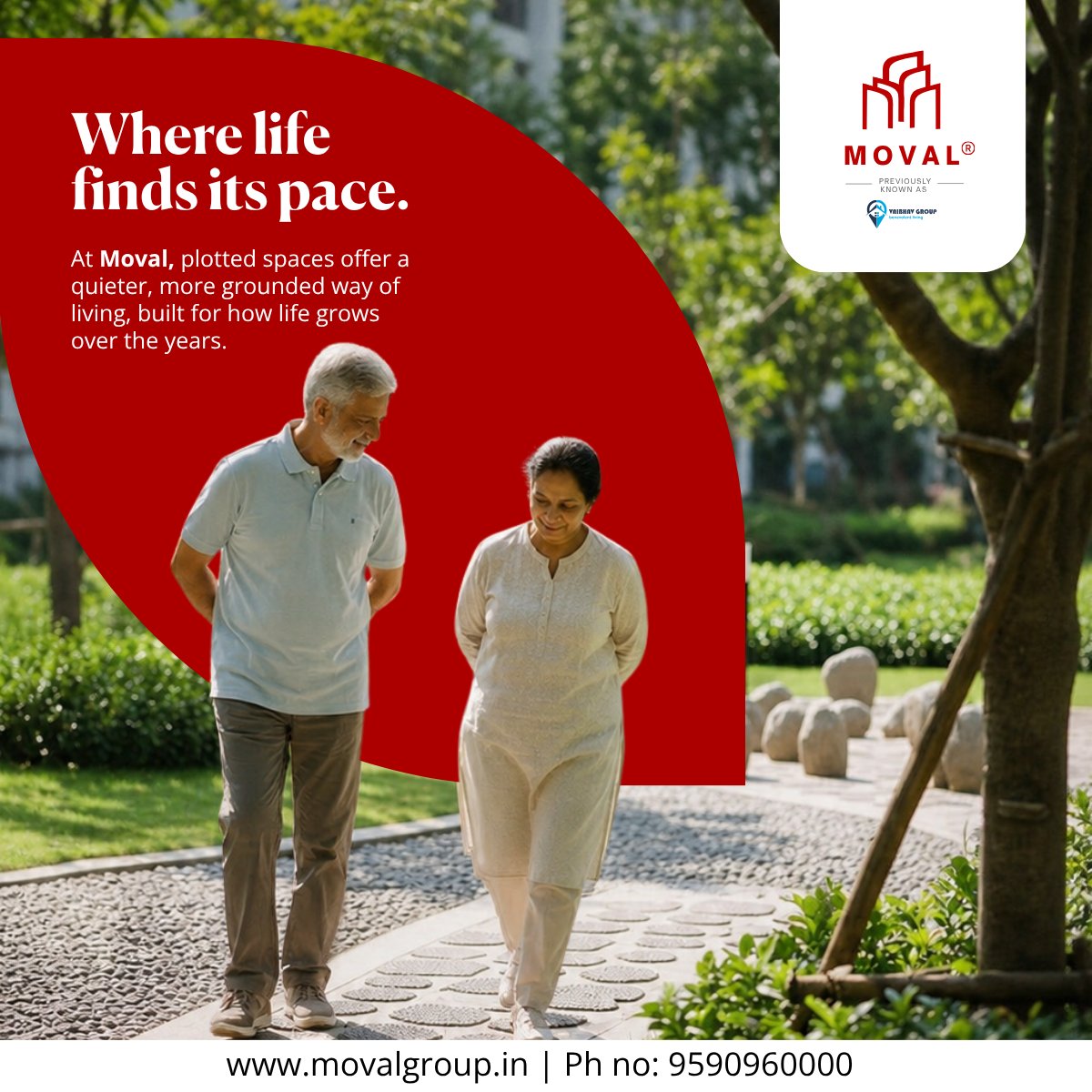 MovalGroup_'s tweet photo. The name on the gate is new - the promise inside is not.
Vaibhav Group has moved forward into a larger vision as Moval Group. We’re redefining value by focusing on how life grows over the years, ensuring every plot we offer provides a more meaningful way to live.✨
Visit us today https://t.co/PNfBnFF11g