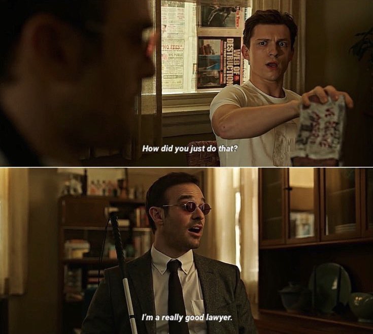 sevenlee1014's tweet photo. Matt Murdock will return in Spider-Man: Brand New Day. #Daredevil #SpiderMan https://t.co/qIeYW0lEC4