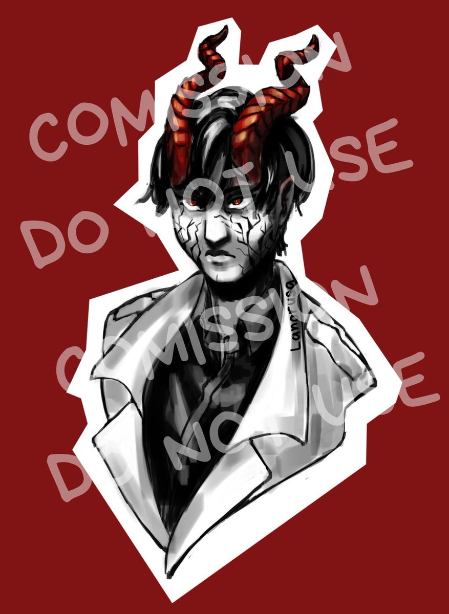 no_rusa's tweet photo. El resultado de una comisión. Me pidieron un busto Kim Dokja. Fueron muy divertidos de dibujar los cuernos.

ORV es bastante interesante de leer

#commissionwork https://t.co/YPXl5mAQYN