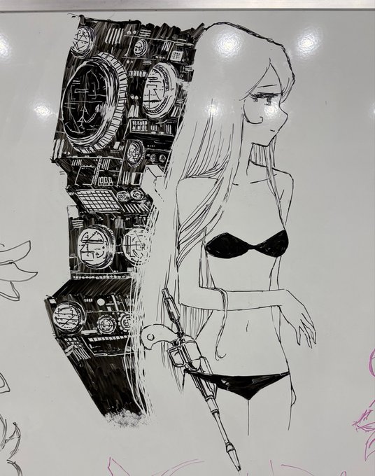 美少女パラダイスに来てるが、ホワイトボードに松本メーター描いてる猛者がいる!すご