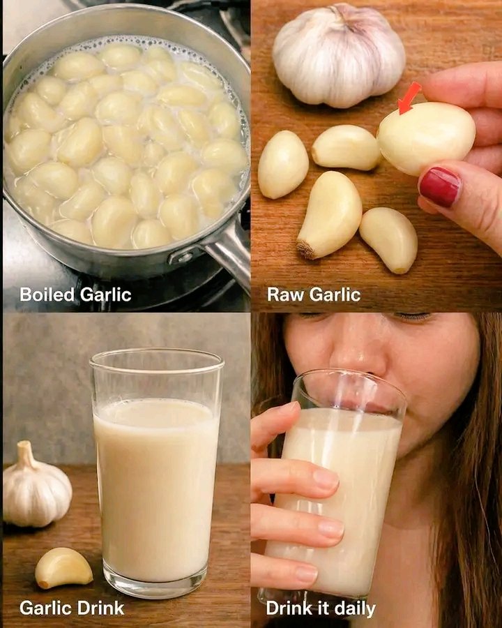 Boil 🧄 garlic in 🥛 milk, drink once…Sounds strange? This old-school remedy is making a comeback and for good reason. Here’s why people swear by it 👇