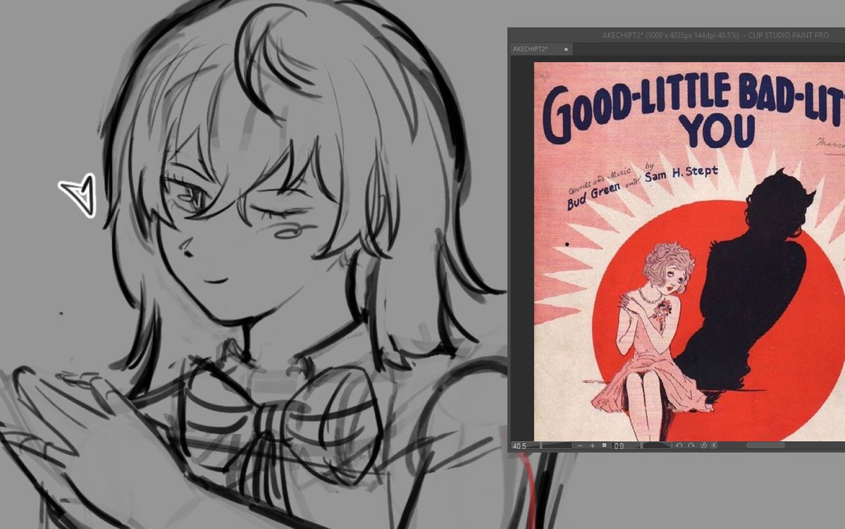saw this ref and i haad to draw her! i hope i ifinishhhhhhhit 🚏 my fem akechi