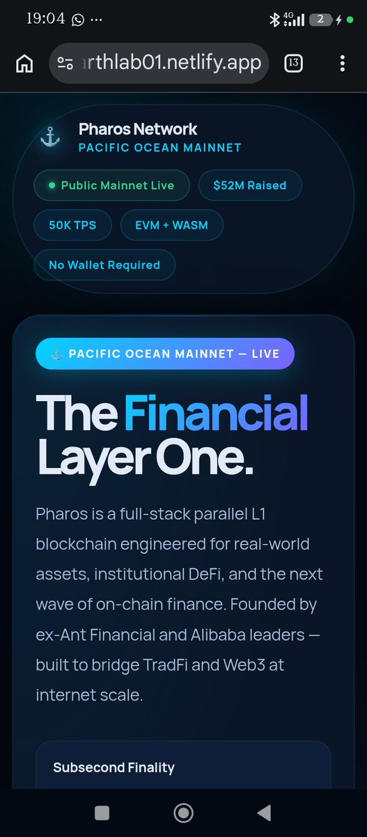 AudiographFx's tweet photo. I built earthlabs to give @pharos_network the analytics it deserves. 🌐📈
​✅ Real-time data
✅ Transaction tracing
✅ Network health monitoring
✅ Interactive dashboards
​Dive in: https://t.co/5QgjXpjdku
@Kiwi_Nod https://t.co/vEx4e8tNry