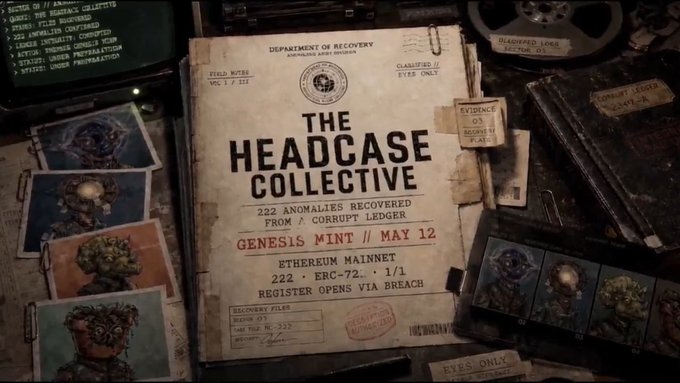 Moskov0x's tweet photo. Art, identity, and community all combined into one ecosystem that’s what makes @TheHeadCase_nft interesting to follow. #TheHeadcase https://t.co/z7TjvVfDWa
