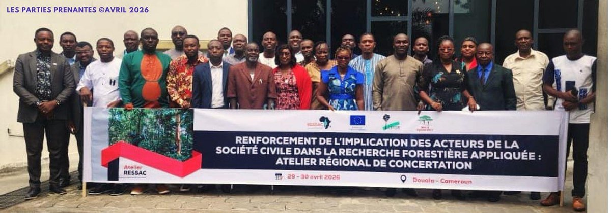 FlagCameroon's tweet photo. Dialogue science–communautés en Afrique centrale :
Lors de l’atelier RESSAC du 29-30 avril, FLAG a mis en avant son rôle de passerelle entre recherche et terrain. Son expertise favorise une meilleure prise en compte des réalités locales dans les dynamiques scientifiques
#RESSAC https://t.co/DszCw1VpaQ