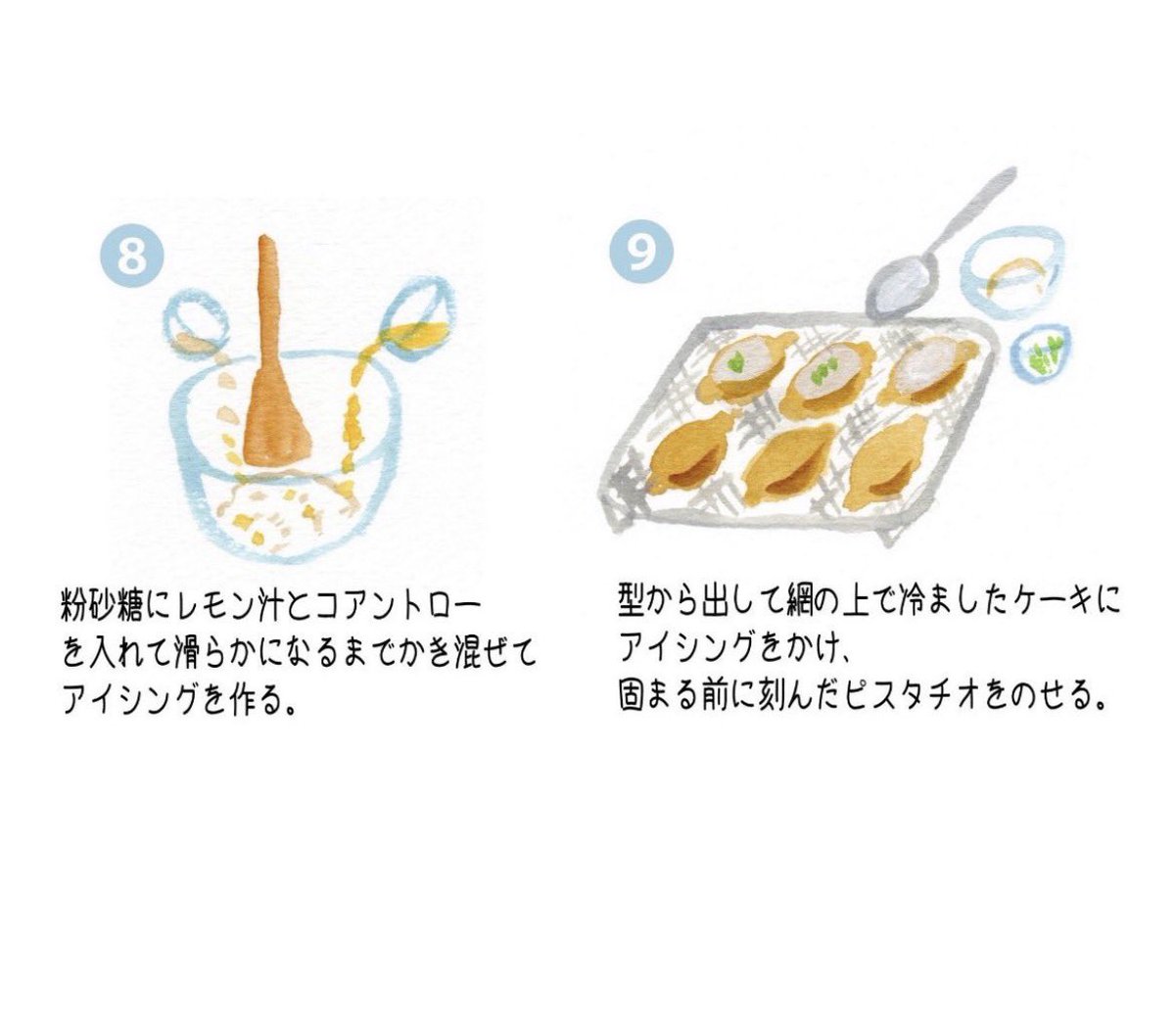 t_f_kitchen's tweet photo. レモンケーキのレシピです。
型が無い方はマドレーヌ用のアルミ型などで代用してください。 https://t.co/v15vJAkDhm