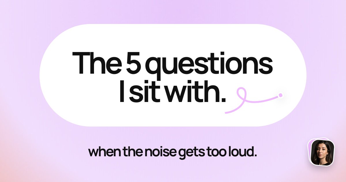 itsrobiyo's tweet photo. Most of the urgency in feeds are not mine. And probably for many, it’s not yours too. I am asking myself and my coaching clients set of questions and I explain why it serves me when the noise gets loud.

https://t.co/bQ6a9qkDqB https://t.co/9UHweGciGO