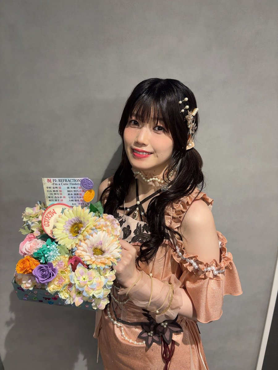 シャニマス8th 楽屋花紹介 ぐっすりNightsな3人がきゃわです