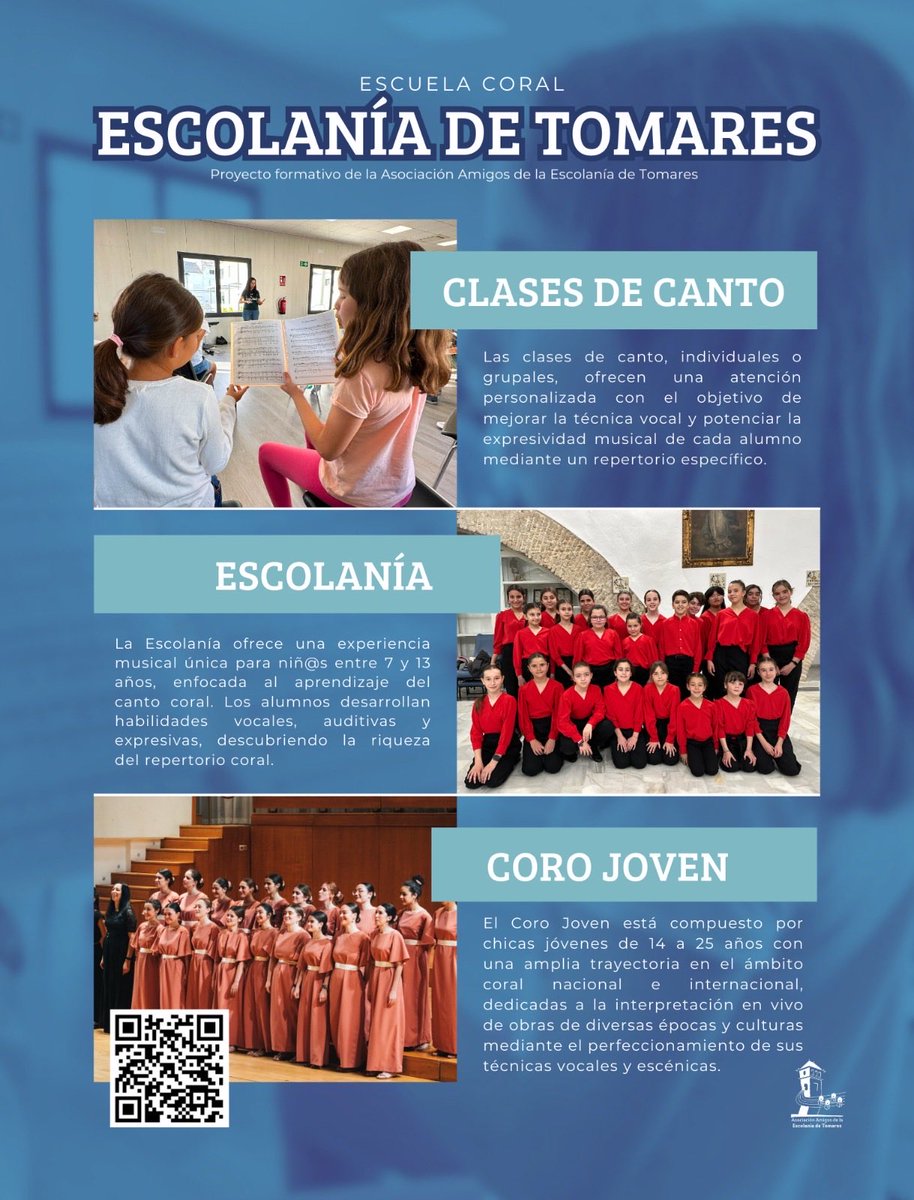 ETomares's tweet photo. PERIODO DE INSCRIPCIÓN 2026/27 ABIERTO 📩🔊
¿Te gusta cantar? 🎤 Venid a probar sin compromiso en nuestra Escuela Coral.

🌐 https://t.co/q0SyAqRpAt
📍 Centro Cultural Tomás Ybarra
📝 Inscripciones: https://t.co/2z9qXpDYkl

📞 613 00 97 22
escolaniadetomares@gmail.com https://t.co/a0SNoDAIzh