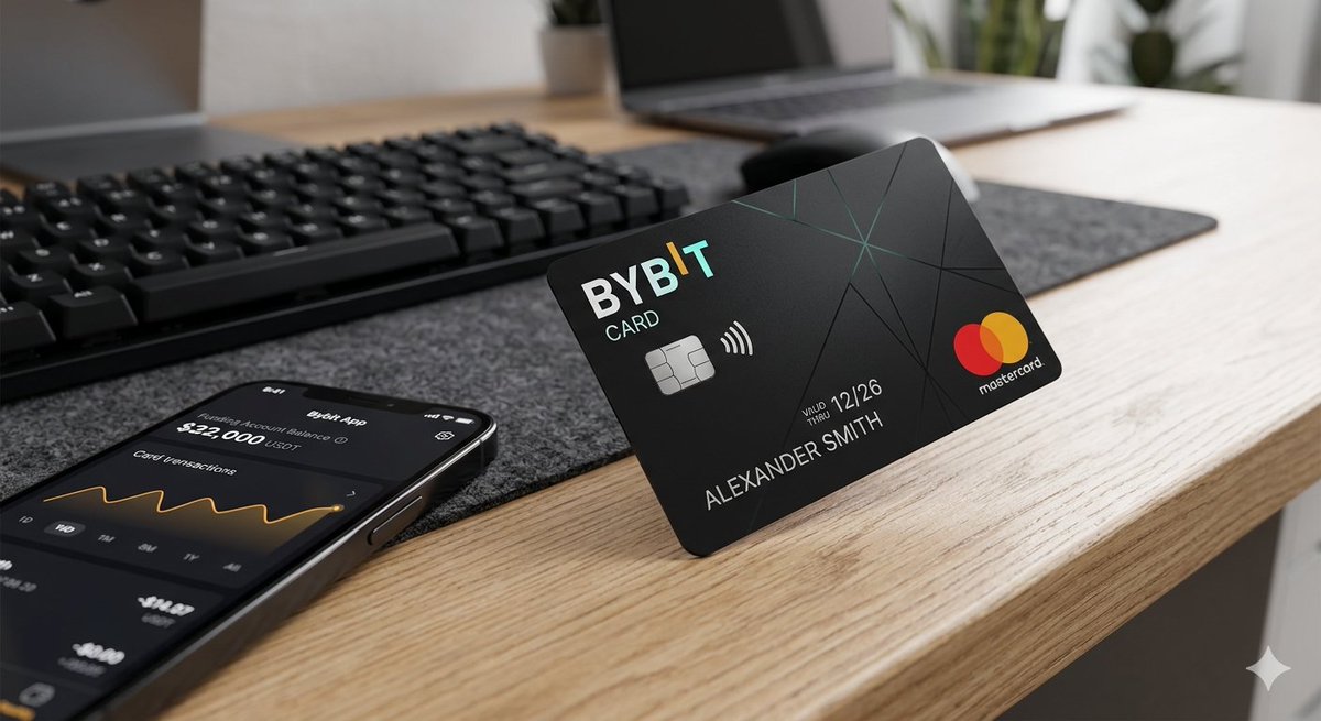 KarumeSamu57502's tweet photo. Still waiting 3-5 days for bank withdrawals to spend your crypto gains? You’re doing it the hard way. 

​The Bybit Card is changing the game—letting you spend your $BTC, $ETH, and $USDT just like cash at over 90M merchants worldwide

​Here’s how to set it up + why you need it https://t.co/rSD6lmCS5Y