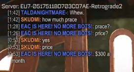 Modern_RL's tweet photo. Glad EAC is working :)))) @RocketLeague https://t.co/J2idrkVkKT