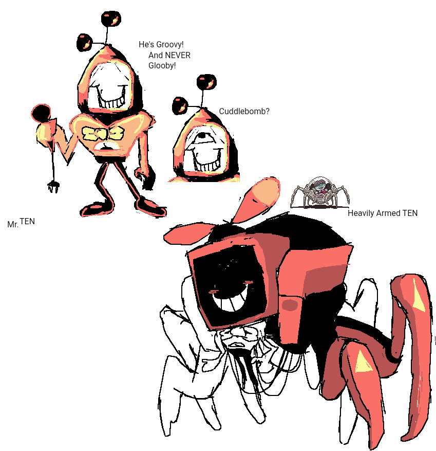 moonarch118089's tweet photo. tenna spamton swap for today
he uses his body to connect to the NEO body
#deltarune #deltaswap
and there's sum earthbound reference https://t.co/K00Kw6oRNM