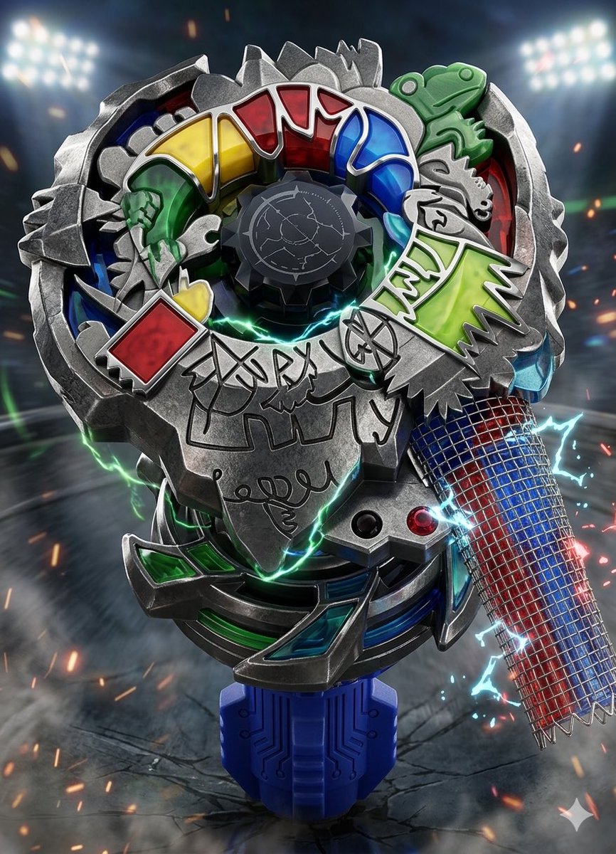8PycsGiTPUdidym's tweet photo. こどもが描いたベイブレードxをAIでつくってもらったら悪魔的なベイができた！
タカラトミーさん、実現化してくれないか？！
#ベイブレードx
#タカラトミー https://t.co/1FLtyDV2Wp