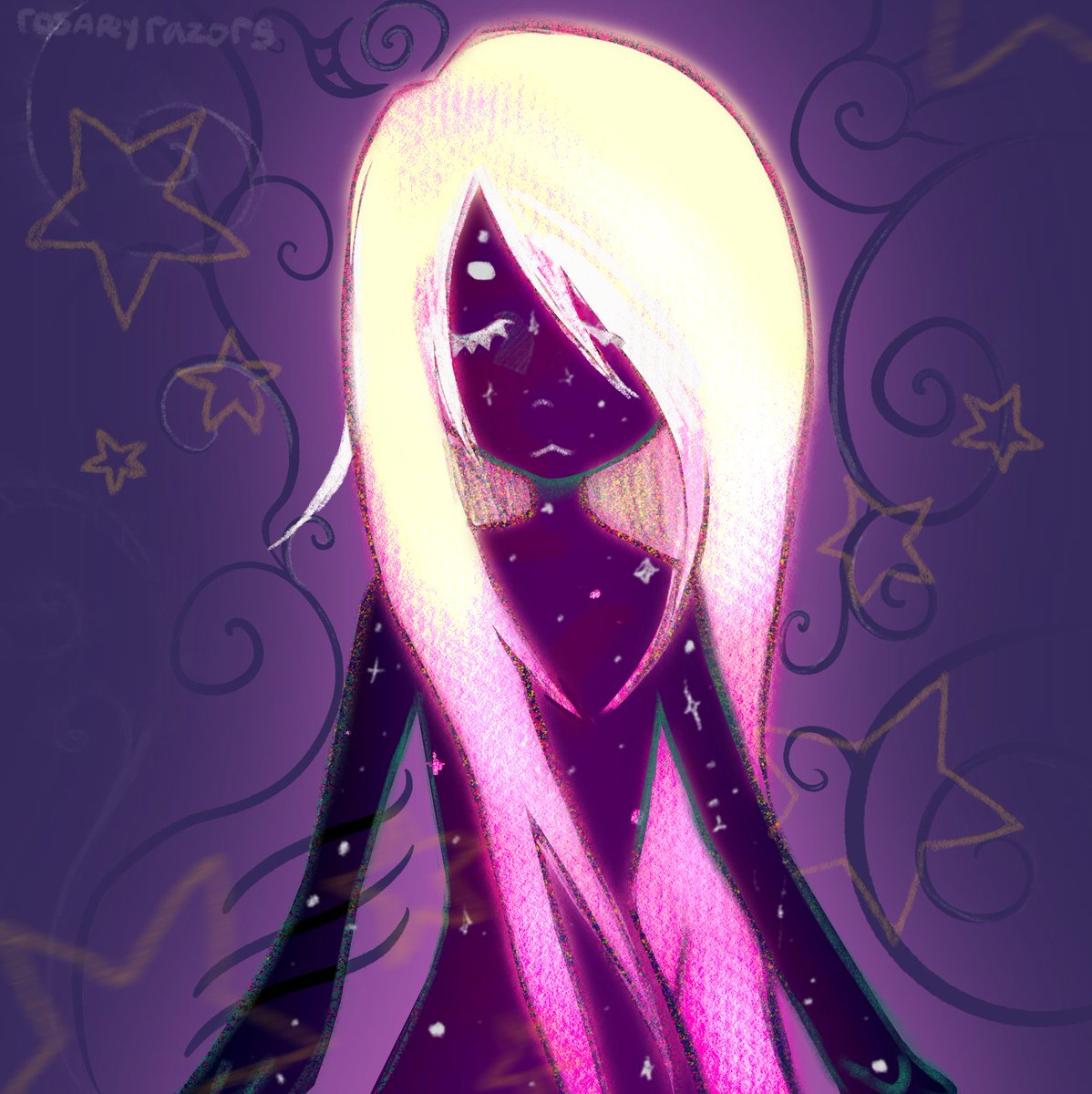 stolenvalorr's tweet photo. space girl doodle i did + minecraft end poem video bc she reminded me of it ! that poem never fails to make me cry https://t.co/mMIc3K85a1