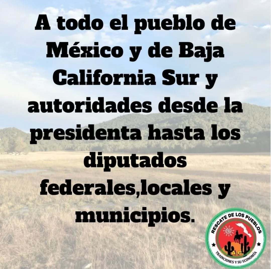@rescatedelospueblos
La asociación Rescate de los Pueblos, Tradiciones y Economía presentó una denuncia ante la PROFEPA el pasado sábado 2 de mayo porque, en total secreto, han dado inicio las obras inmobiliarias en el área de amortiguamiento, alto en re… instagr.am/p/DX_MKVslX57/