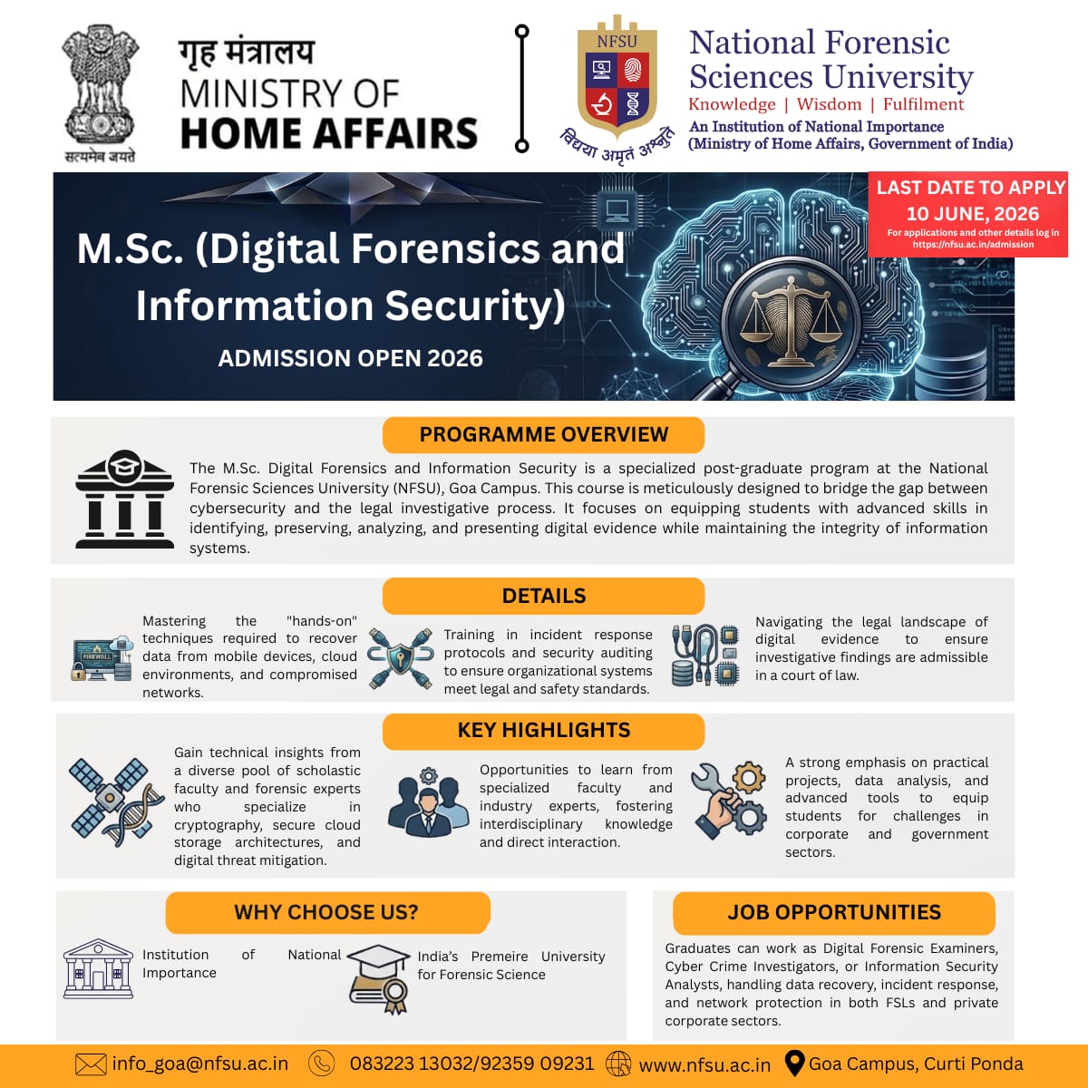 NFSU_Goa's tweet photo. (2/2) https://t.co/EgpQG9Oe4p