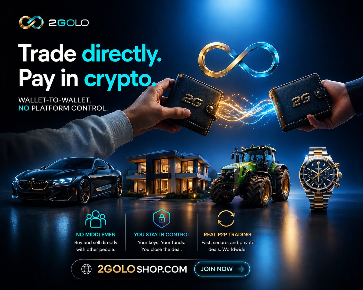 2goloHub's tweet photo. @APompliano Depends what you’re looking at.

If it’s just trading — maybe.

But if you look at real-world usage, peer-to-peer marketplaces and direct transactions are slowly emerging.

Feels like crypto is going back to its original purpose. https://t.co/ni52hVnkvY