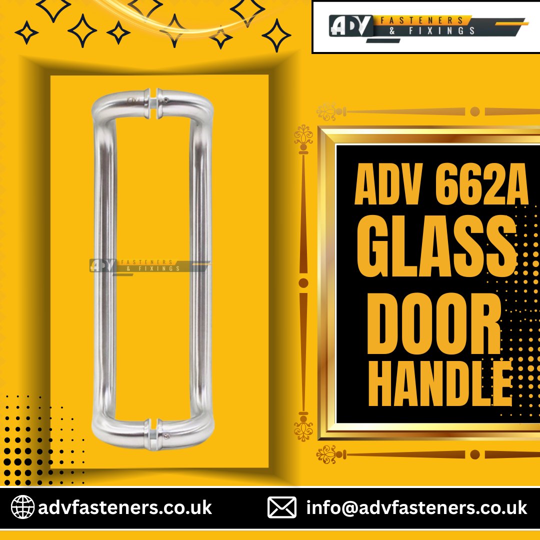 advfasteners_'s tweet photo. 👉Premium Adv 662a Glass Door Handle delivers sleek durability with ergonomic grip and modern finish perfect for offices homes and retail spaces ensuring smooth operation!🔧✨
#GlassDoor #DoorHandle #ModernDesign #Hardware #QualityHardware
👉Website: https://t.co/OCz0cR6LGG https://t.co/GNqvGjk3Zo