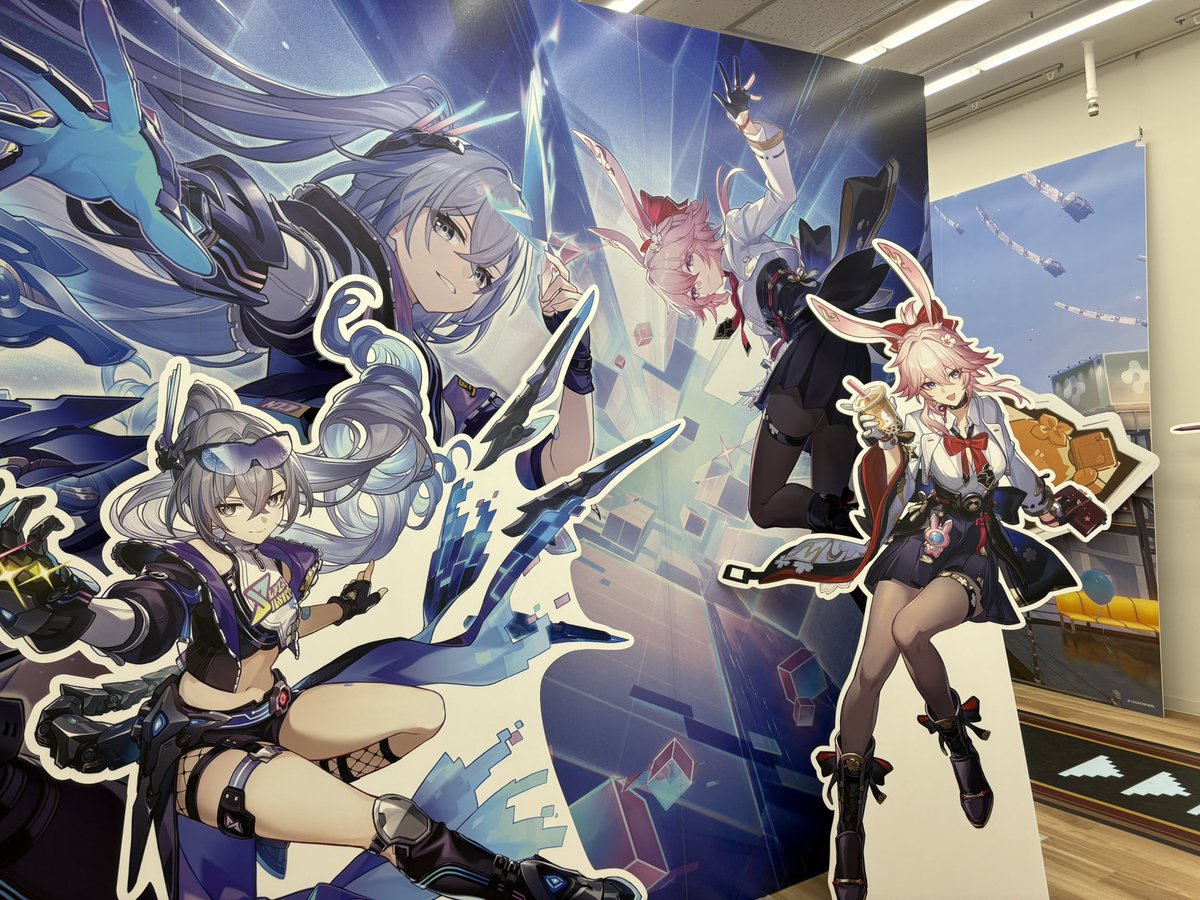 N_ze6o's tweet photo. アニメイトのスターレイル展示行ってきた！ https://t.co/hvfSAuMjRI