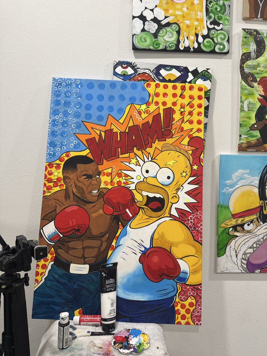 How it started vs How it’s going [sold]

24x36
One of One
Hand painted by moi