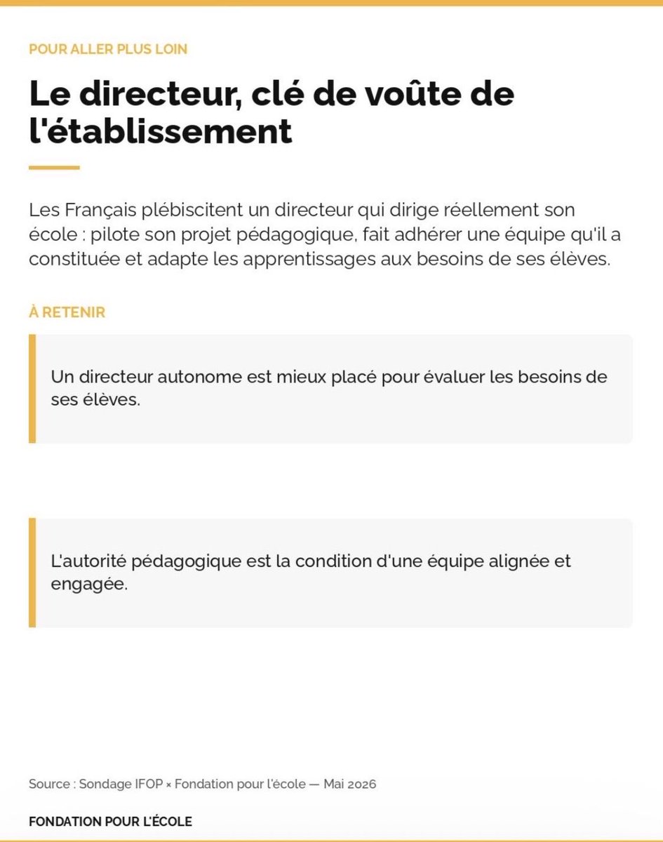 Fondation pour l'école tweet media