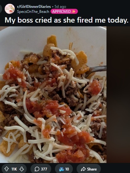 The foid cries out in pain as she fires you