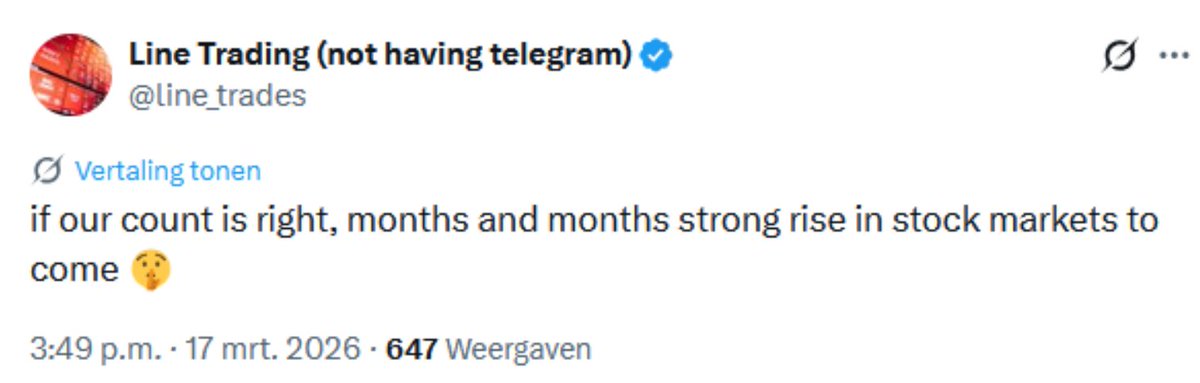 Line Trading (not having telegram) tweet media