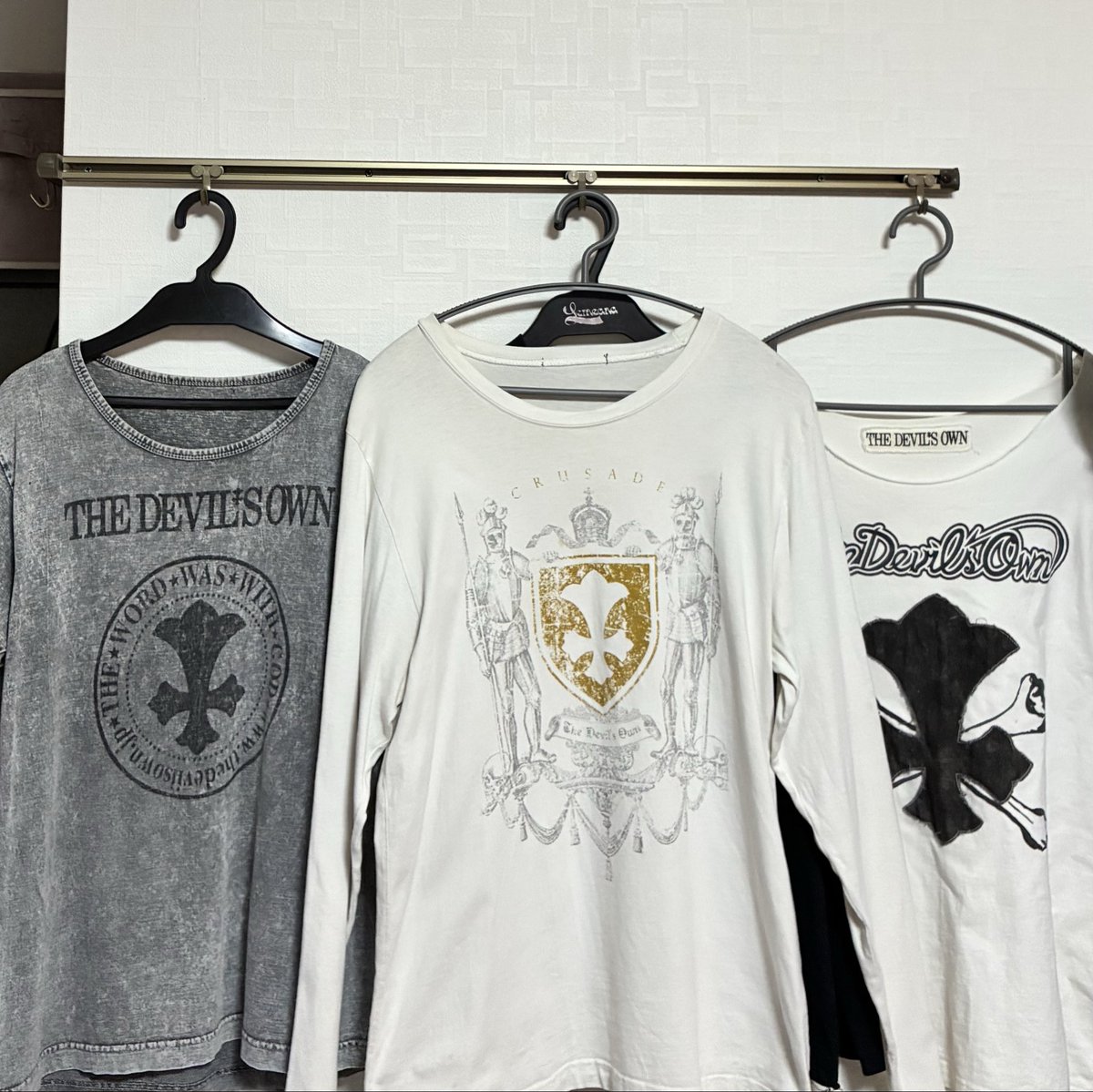 THE DEVIL'S OWN HYDEさんデザイン20年位前のTシャツ洗ってみた 鼻が