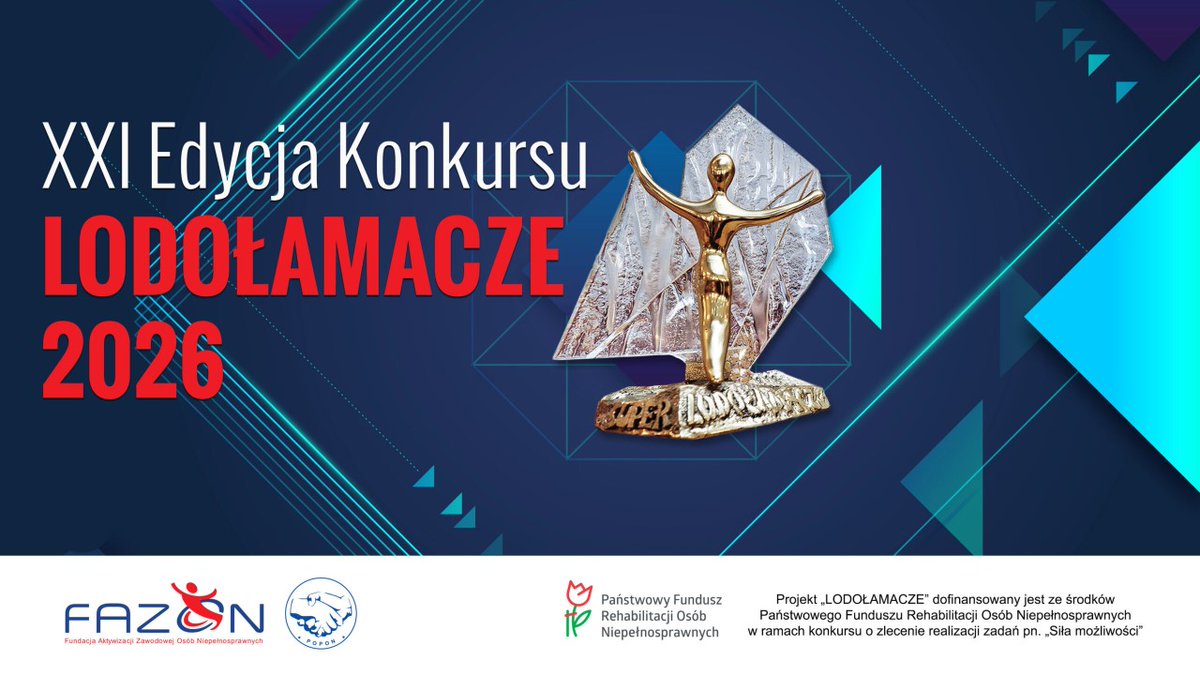 OPoznaniu's tweet photo. Zapraszamy do udziału w XXI Edycji Konkursu Lodołamacze 2026. Konkurs organizowany jest na rzecz osób z niepełnosprawnościami. Więcej informacji na stronie: https://t.co/SKeawPu5ST https://t.co/VMd59ygKW6